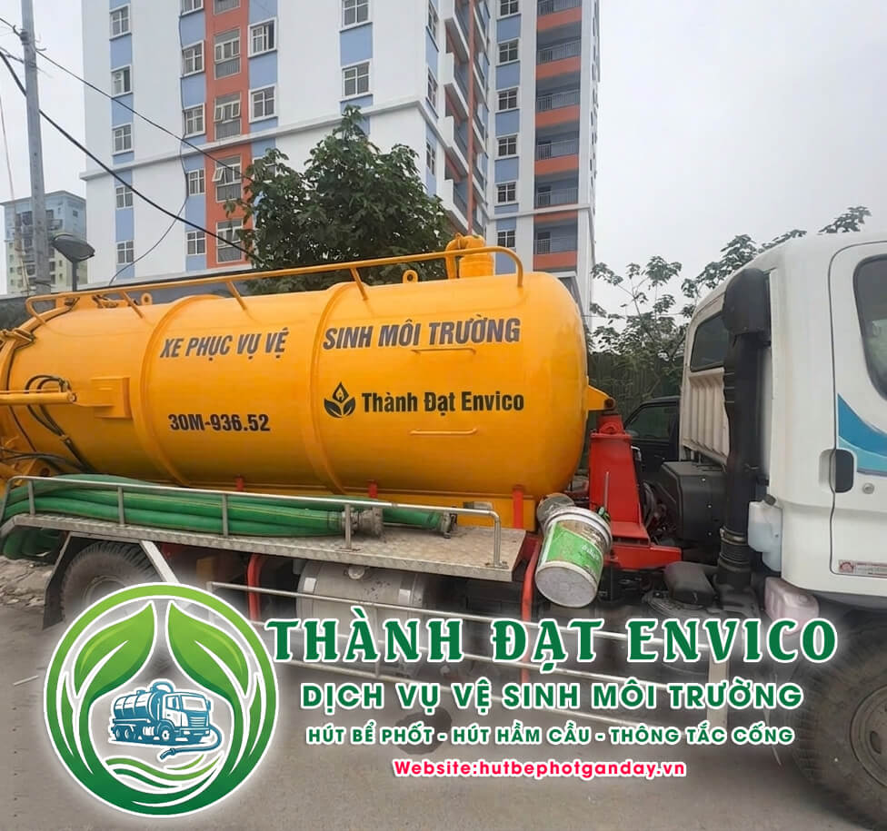 Hút bể phốt ở Hoàn Kiếm gần đây: Trọn gói chỉ từ 300k - Thành Đạt Envico 1 Dịch Vụ Hút Bể Phốt Gần Đây Thành Đạt Envico