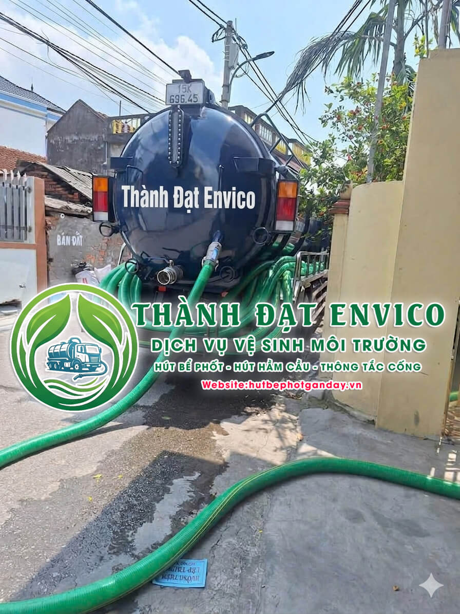 Thành Đạt Envico: Địa Chỉ Hút Bể Phốt Gần Đây Chuyên Nghiệp – Xe Hiện Đại, Làm Nhanh Gọn, Giá Hợp Lý, Cam Kết Không Phát Sinh