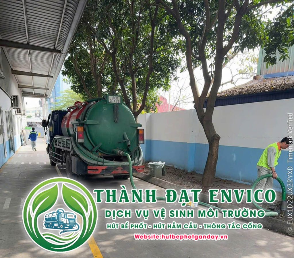 Dịch vụ Hút bể phốt gần đây Thành Đạt Envico