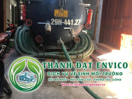 Dịch vụ Hút bể phốt gần đây Thành Đạt Envico