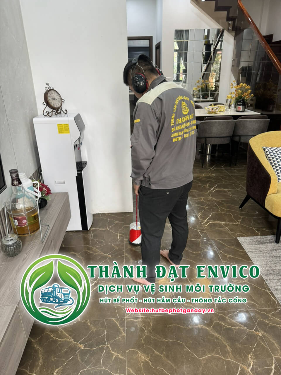 Siêu Âm Nước Rò Rỉ Tại Hải Dương Nhanh – Chính Xác – Không Phá Dỡ – Thành Đạt Envico