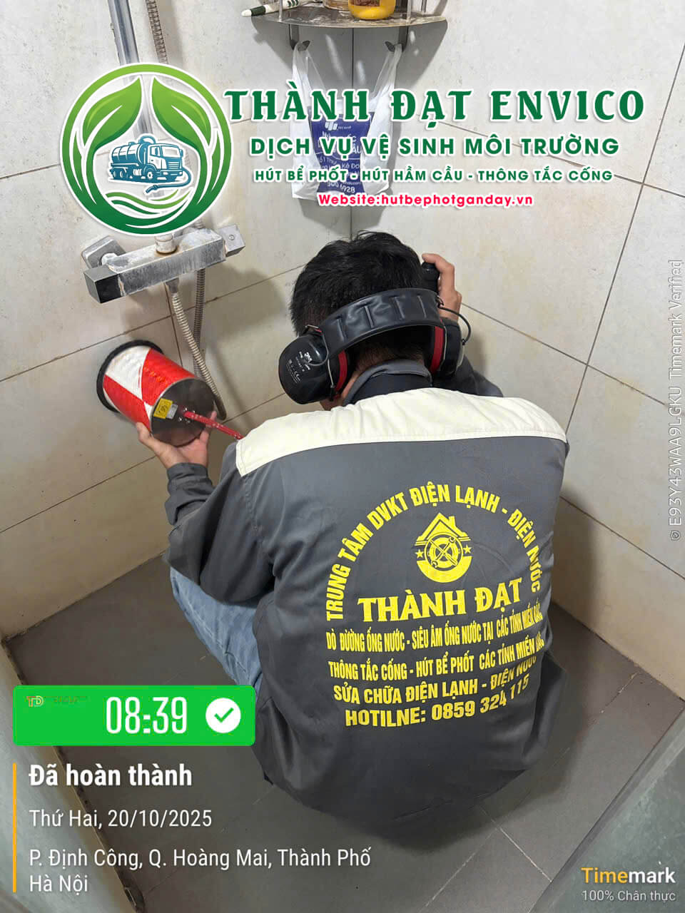 Thợ Siêu Âm Ống Nước Rò Rỉ Chuyên Nghiệp Giá Tốt – Phát Hiện Chính Xác 100%