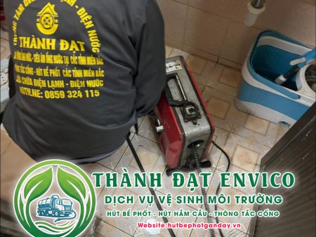 Dịch Vụ Thông Tắc Cống Thành Đạt Envico Chuyên Nghiệp – Xử Lý Triệt Để 100%