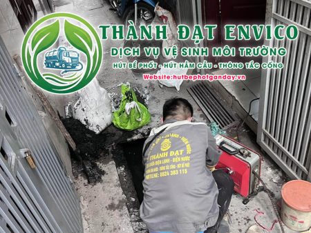 Dịch Vụ Thông Tắc Cống Thành Đạt Envico Chuyên Nghiệp – Xử Lý Triệt Để 100%